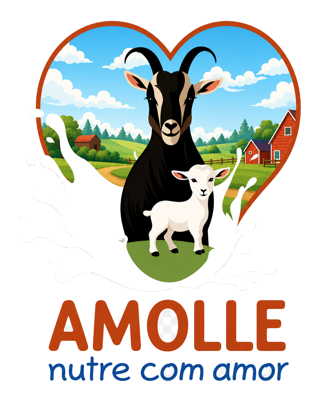 Logo Amollê, nutre com amor